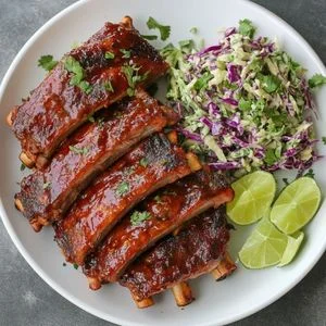half-rack-double-glaze-baby-back-ribs